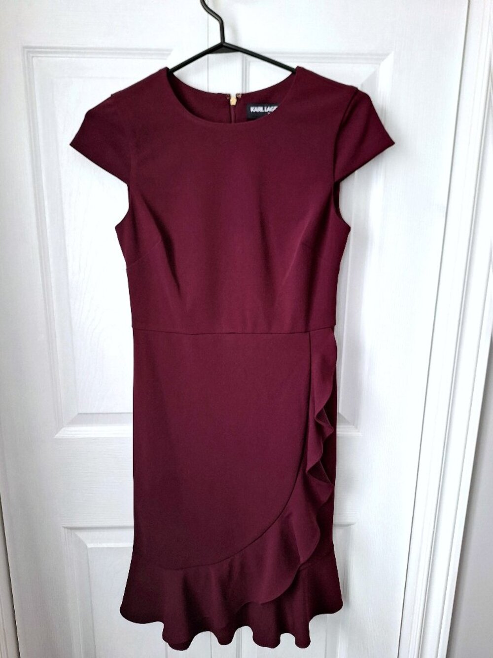 Karl Lagerfeld Maroon Dress